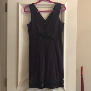 Plum with black beaded detailing